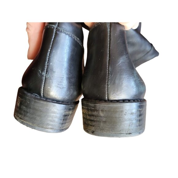 Stuart Weitzman Upbeat Two Tone Knee High Riding Boots - Picture 6 of 6